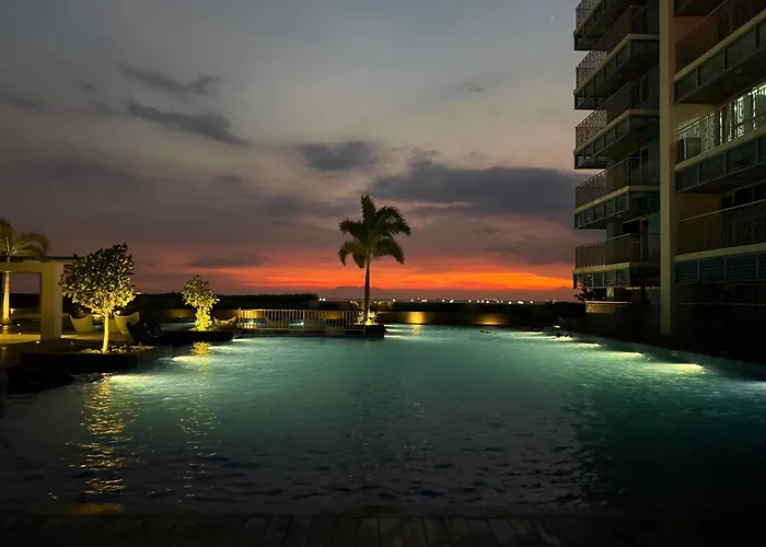 Cozy Seaview 3br With Free 2 Pools And Gym Access Near Okada Moa And Naia Apartamento Manila